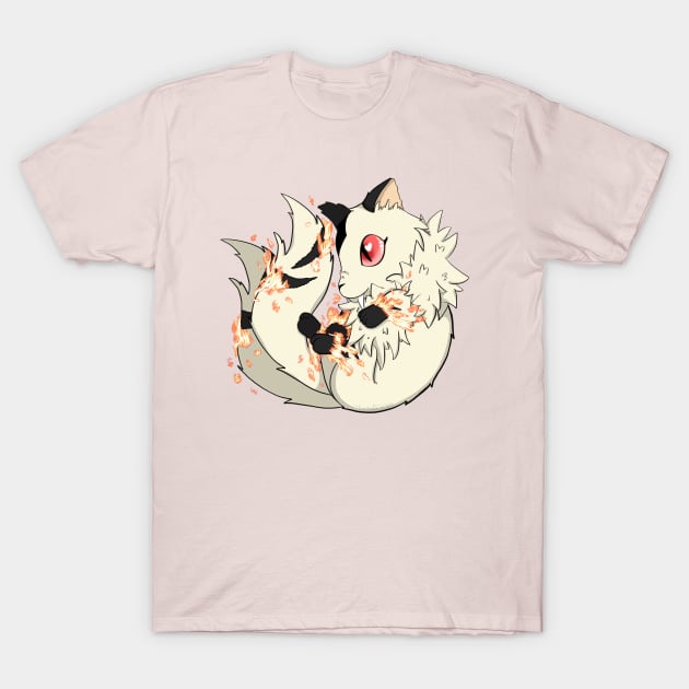 Demon Fox Chonk T-Shirt by TheTallGrass